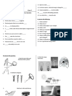 V Science Worksheet