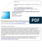 Computer-Aided Design For Additive Manufacturing of Cellular Structures PDF