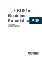 Edx Bus1X - Business Foundations: Last Updated: January 9, 2020