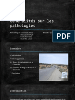 Généralités Sur Les Pathologies Des Routes