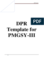 DPR Template for PMGSY-III.pdf