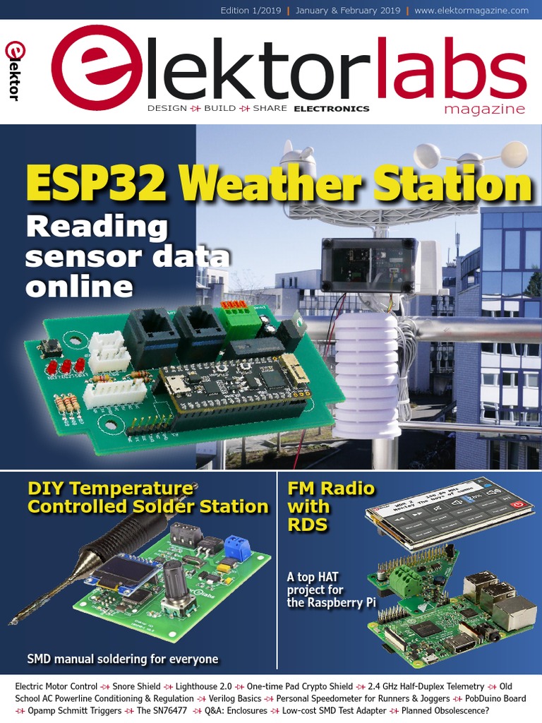 Elektor Electronics USA 2019 - 1-2 PDF, PDF, Electric Motor