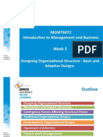 PPT3-Designing Organizational Structure-Basic and Adaptive Designs