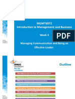 PPT4-Managing Communication and Being An Effective Leader