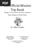 Download The book kind of that I wrote about taking mission trips by Allen Pointer SN46595826 doc pdf