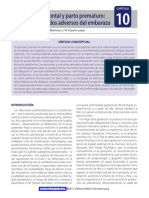 Patología Periodontal y Parto Prematuro. Riesgo de Resultados Adversos Del Embarazo