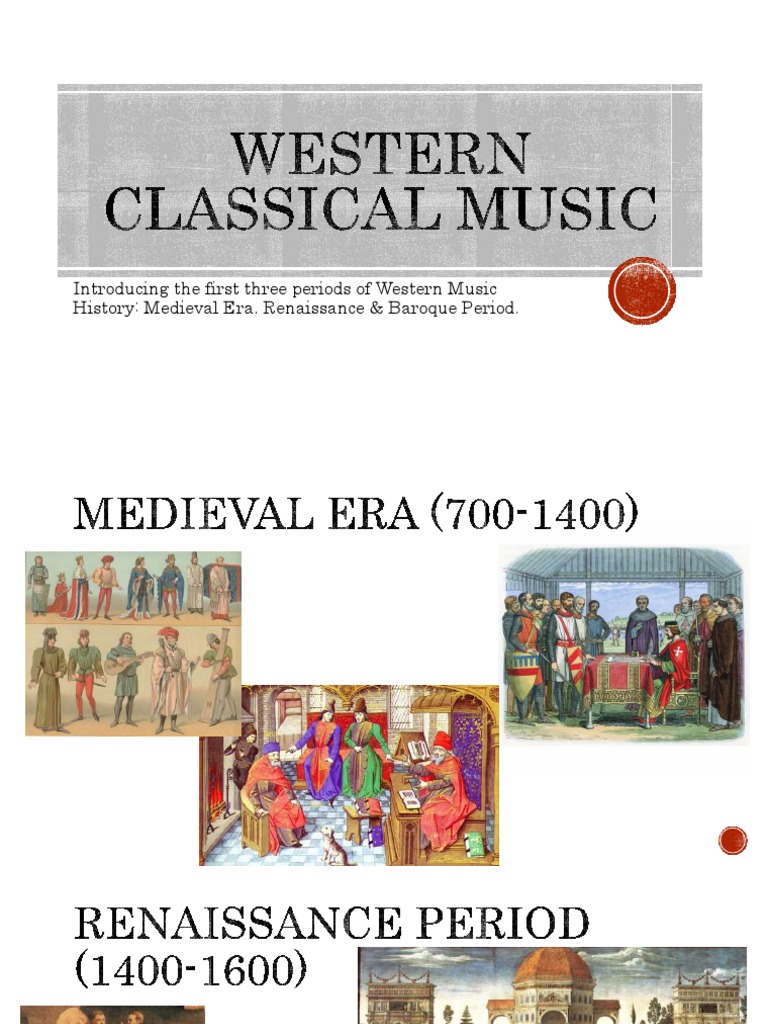 Western Music: Medieval to Baroque Overview | PDF