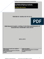 Performance Based Contract for Kamandura-Ndenderu Road Maintenance