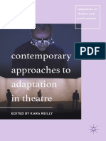 Contemporary Approaches To Adaptation in Theatre by Kara Reilly Eds PDF