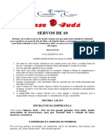 10 Lição de Célula 24 Agosto 2014