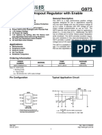 4A Low Dropout Regulator With Enable: Features General Description