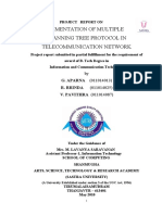 Implementation of Multiple Spanning Tree Protocol in Telecommunication Network