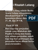 Definisi dan Kekuatan Pembuktian Risalah Lelang