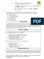 Tarea - Tema 5.4 Modelo de Demanda Dependiente - Planeación de Requerimiento de Materiales (MRP)