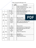 MẪU LỊCH BÁO GIẢNG COVIT KHỐI 3-4-5 -