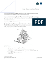 Dual Chamber Orifice Fittings: 1) General Description