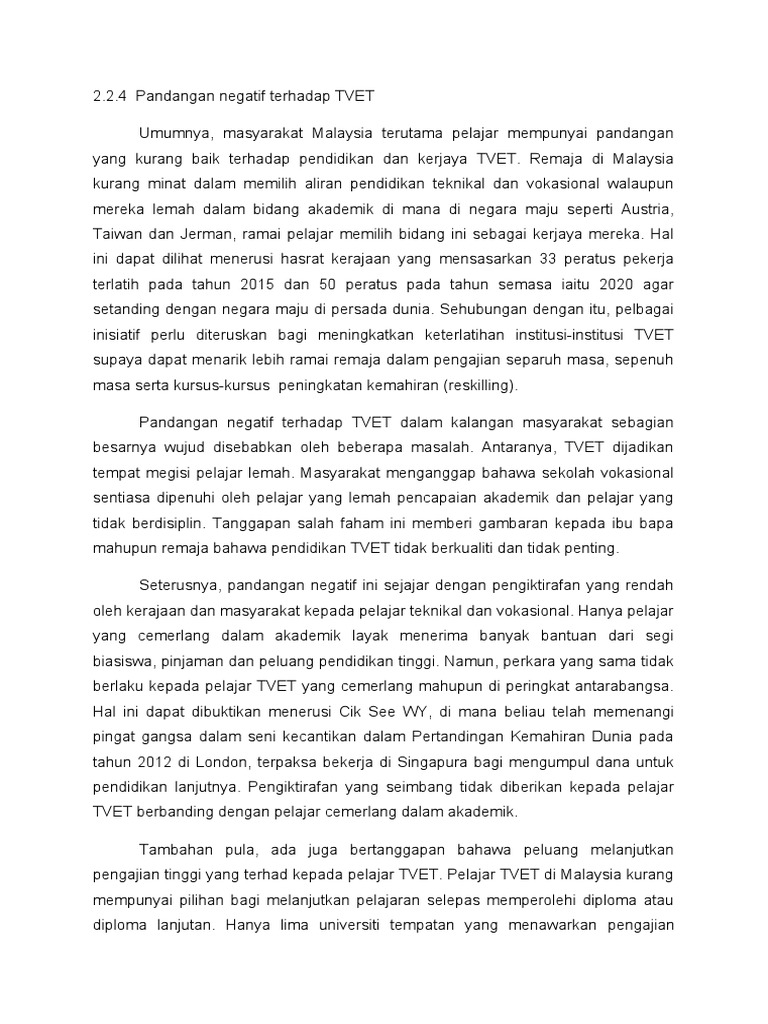 Isu Cabaran Tvet Kump Pdf