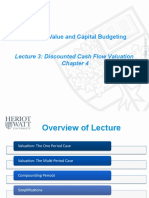 Topic 2 Lecture 3 Discounted Cash Flow Valuation