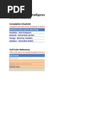 Oracle Business Intelligence Enterprise Deployment Workbook: Completion Checklist