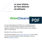 Your Device, Your Choice: AdwCleaner Now Detects Preinstalled Software - Malware PDF