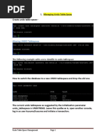 Managing Undo Table Spces