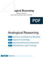 Analogical Reasoning: Reference: Chapter# 12 (Copi, Cohen, Introduction To Logic, 14 TH Edition)