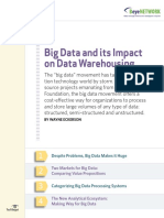 Big Data and Its Impact On Data Warehousing