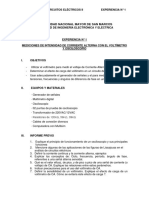 Medición de tensiones y frecuencias de CA con voltímetro y osciloscopio