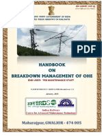 Handbook On Breakdown Management of OHE PDF