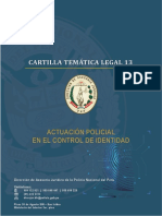 Cartlla para Control de Identidad