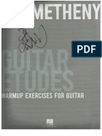 Pat Metheny - Guitar Etudes - Warmup Exercises For Guitar - 97 Pag