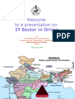 Welcome To A Presentation On: IT Sector in Orissa