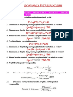 Formule Economia Întreprinderii