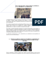 RESUMEN DERECHOS A MIGRANTES EN SITUACION IRREGULAR