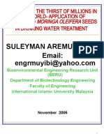 Suleyman Aremu Muyibi Email:: Moringa Oleifera