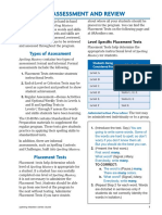 Iii. Assessment and Review