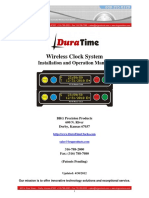 RC100 Wireless Clock User Guide PDF