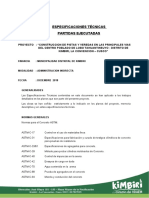 Especificaciones Técnicas 01