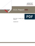 ECC Report: Body Effect of Handheld and Body Worn Audio PMSE Equipment