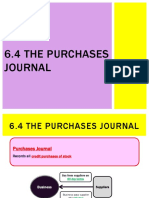 6.4 The Purchases Journal