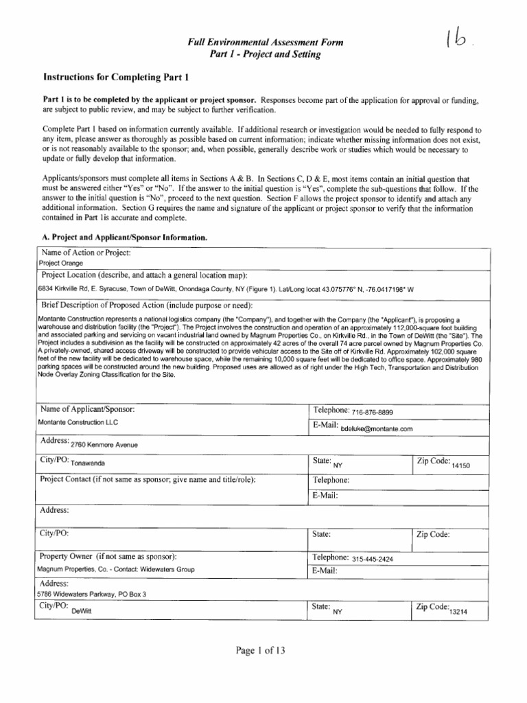 DeWitt Warehouse EAF | PDF