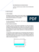 Variables Operacionales de Un Molino de Bolas