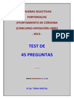 TEST DE 45 PREGUNTAS