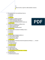 Building Construction Technology Questions