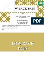 LOW BACK PAIN