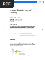 Introduction To Amazon API Gateway