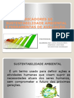 Indicadores de Sustentabilidade Ambiental e Ferramentas de Avaliação