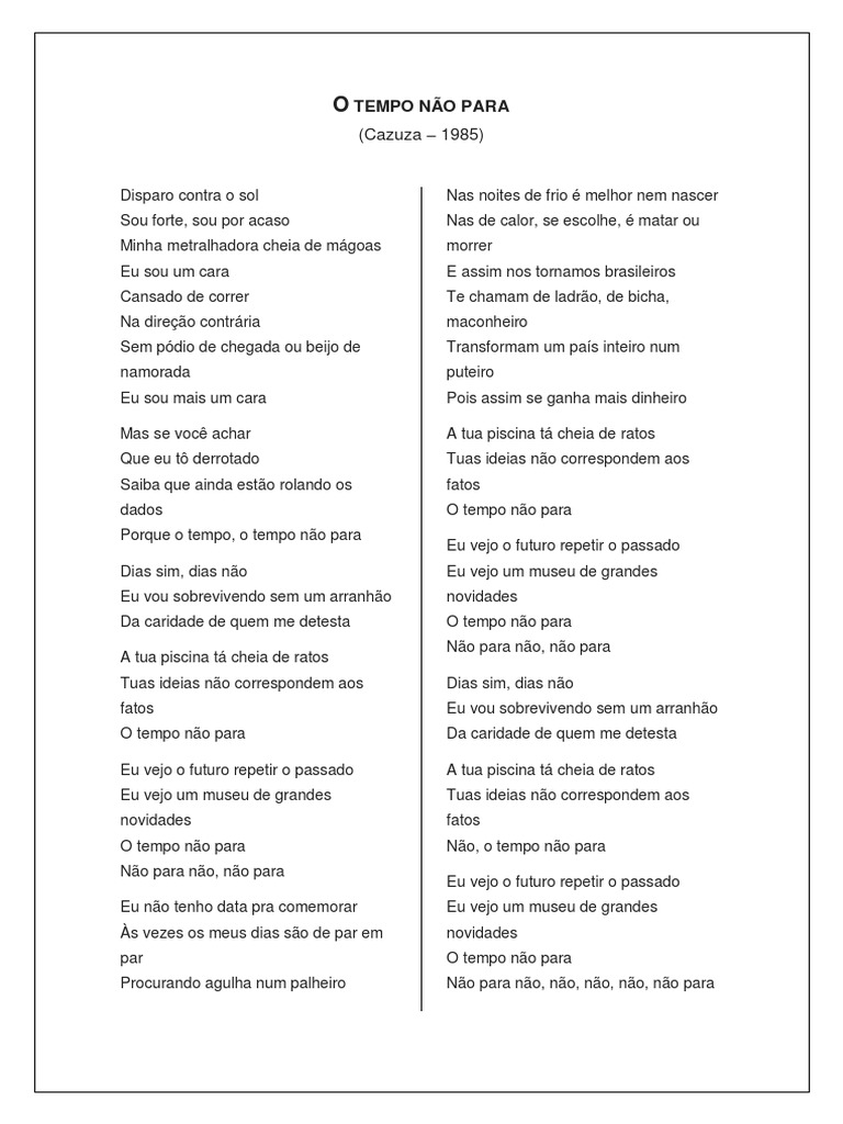 Análise da Música 
