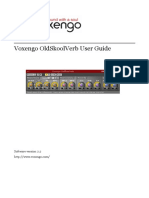 Voxengo Oldskoolverb User Guide: Software Version 2.2