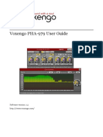 Voxengo PHA-979 User Guide: Software Version 2.3
